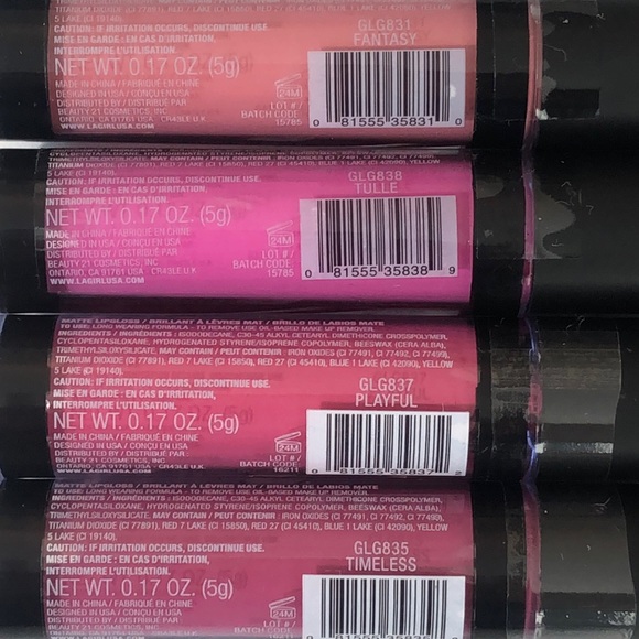 L.A Girl Matte Liquid Lipsticks. - Picture 2 of 3
